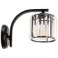 Sienas lampa Crystal Chic, Black cena un informācija | Sienas lampas | 220.lv