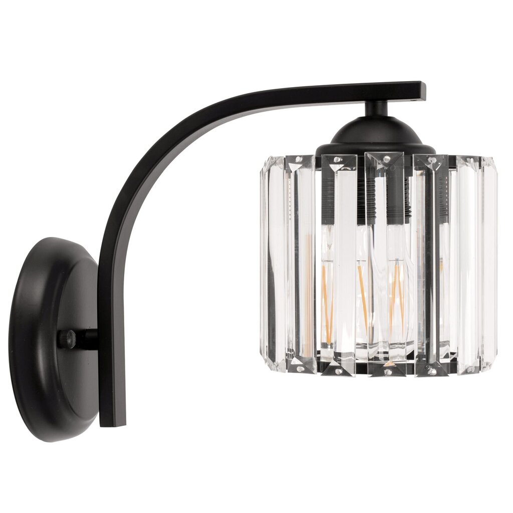 Sienas lampa Crystal Chic, Black cena un informācija | Sienas lampas | 220.lv