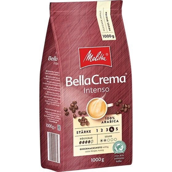 Kafijas pupiņas MELITTA BELLACREMA Intenso, 1kg цена и информация | Kafija, kakao | 220.lv