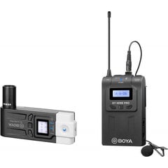 Bezvadu mikrofons Boya BY-WM8 Pro-K7 UHF cena un informācija | Mikrofoni | 220.lv