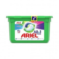 Ariel All-in-1 Color моющие капсулы, 13 шт цена и информация | Ariel Кухонные товары, товары для домашнего хозяйства | 220.lv
