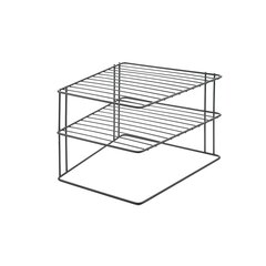 Metaltex  Угловая вставка для полки 2 уровня 25 x 25 x 19 см Lava цена и информация | Кухонные принадлежности | 220.lv