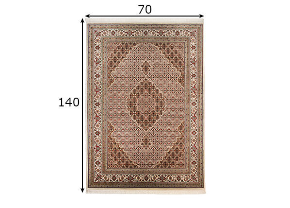 Paklājs Sirsa Silk Tabriz Mahi, 70 x 140 cm cena un informācija | Paklāji | 220.lv