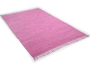 Kokvilnas paklājs - Happy Cotton, rozā, 60 x 120 cm cena un informācija | Paklāji | 220.lv