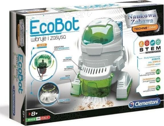 Izglītojošs robots EcoBot Robot - Clementoni 50061 cena un informācija | Rotaļlietas zēniem | 220.lv