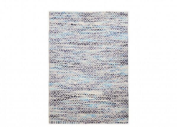 Tom Tailor - paklājs Smooth Comfort Diamond, zils, 160 x 230 cm cena un informācija | Paklāji | 220.lv
