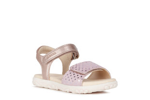 GEOX bērnu rozā sandales meitenēm SANDAL HAITI GIRL cena un informācija | Bērnu sandales | 220.lv