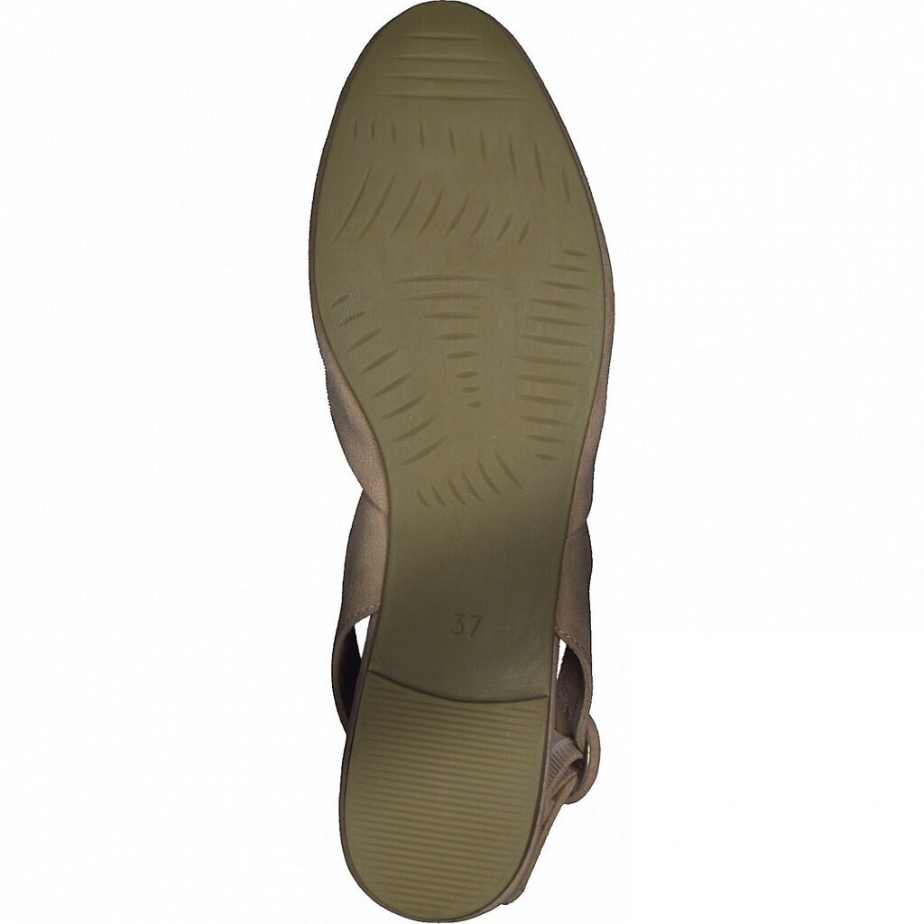 Marco Tozzi sieviešu krēmīgas slēgtas sandales цена и информация | Sieviešu kurpes | 220.lv
