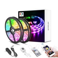 Светодиодная лента Smart RGB 5050 с функцией bluetooth, 10 м цена и информация | Светодиодные ленты | 220.lv