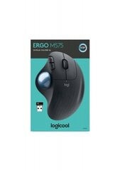 Logitech Ergo M575, pelēks cena un informācija | Peles | 220.lv