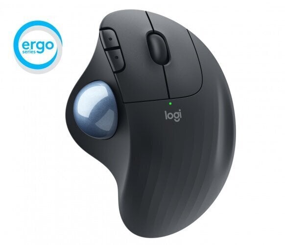 Logitech Ergo M575, pelēks cena un informācija | Peles | 220.lv