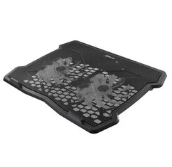 Tellur Cooling pad Basic 15.6, 2 вентилятора, черный цена и информация | Охлаждающие подставки и другие принадлежности | 220.lv