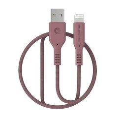 Premium MFI sertificēts USB kabelis - Lightning (sārts, 1.1m) цена и информация | Кабели для телефонов | 220.lv