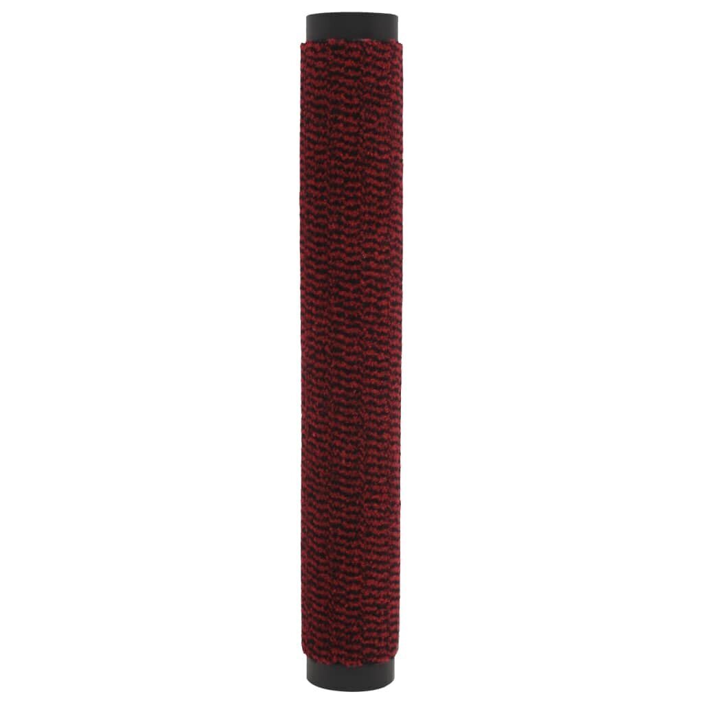 vidaXL paklāji, 2 gab., taisnstūra formas, 80x120 cm, sarkani цена и информация | Kājslauķi | 220.lv