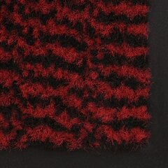 vidaXL paklāji, 2 gab., taisnstūra formas, 80x120 cm, sarkani цена и информация | Придверный коврик | 220.lv