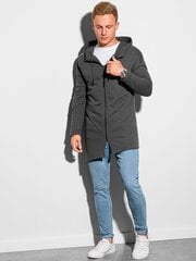 Vīriešu tumši pelēks džemperis "Stivin" B1189-44395 cena un informācija | Vīriešu jakas | 220.lv