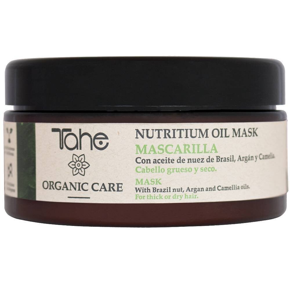 Maska TAHE Organic nutrium oil, bieziem sausiem matiem, 300 ml cena un informācija | Matu uzlabošanai | 220.lv