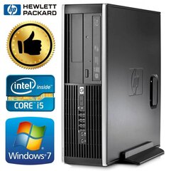 HP 8100 Elite SFF i5-650 4GB 120SSD+250GB GT1030 2GB DVD WIN7Pro [atjaunots] cena un informācija | Stacionārie datori | 220.lv
