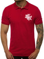 Vīriešu polo krekls "Vytis", sarkans cena un informācija | Vīriešu T-krekli | 220.lv