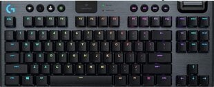 Игровая клавиатураLogitech G915 TKL Tactile, черная цена и информация | Клавиатуры | 220.lv