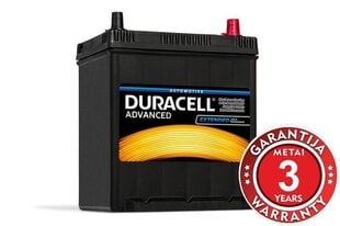 DURACELL Advanced 45Ah 390A 12V аккумулятор цена и информация | Аккумуляторы | 220.lv