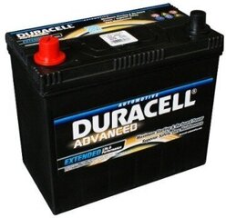 DURACELL Advanced 45Ah 390A 12V kreisais akumulators цена и информация | Аккумуляторы | 220.lv