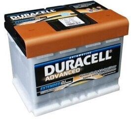 DURACELL Advanced 63Ah 600A 12V аккумулятор цена и информация | Аккумуляторы | 220.lv