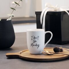 Villeroy & Boch Statement krūze “I don 't like mondays”, 0,34 L цена и информация | Стаканы, фужеры, кувшины | 220.lv