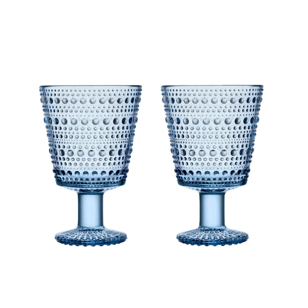 Iittala Kastehelmi dzērienu glāze, 260 ml, aqua, 2 gab. cena un informācija | Glāzes, krūzes, karafes | 220.lv