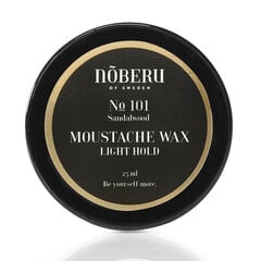 Vieglas fiksācijas ūsu vasks No 101 Moustache Wax Light Hold, 25 ml cena un informācija | Skūšanās piederumi, kosmētika | 220.lv