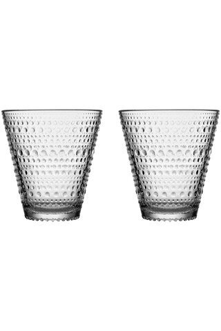 Iittala Kastehelmi glāze 30cl, dzidra, 2 gab. cena un informācija | Glāzes, krūzes, karafes | 220.lv