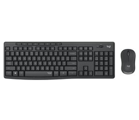 Беспроводная клавиатура Logitech MK295 (DE) Silent Combo, серая цена и информация | Клавиатуры | 220.lv