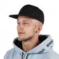 Vīriešu cepure SnapBack Black Logo, melna cena un informācija | Vīriešu cepures, šalles, cimdi | 220.lv