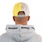 Vīriešu cepure ar nagu SnapBack Grey & Yellow, pelēka/dzeltena cena un informācija | Vīriešu cepures, šalles, cimdi | 220.lv