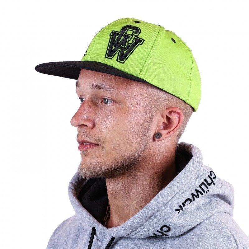 Vīriešu cepure ar nagu SnapBack Green, zaļa cena un informācija | Vīriešu cepures, šalles, cimdi | 220.lv