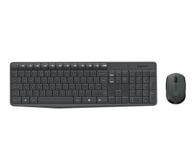 Клавиатура и беспроводная мышь Logitech MK235 цена и информация | Клавиатуры | 220.lv