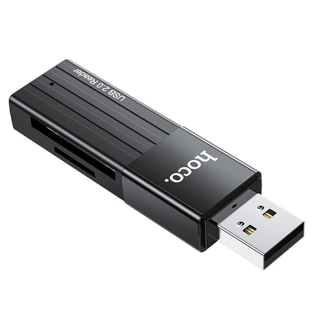 Hoco HB20 USB 2.0 2in1 Atmiņas karšu lasītājs цена и информация | Adapteri un USB centrmezgli | 220.lv