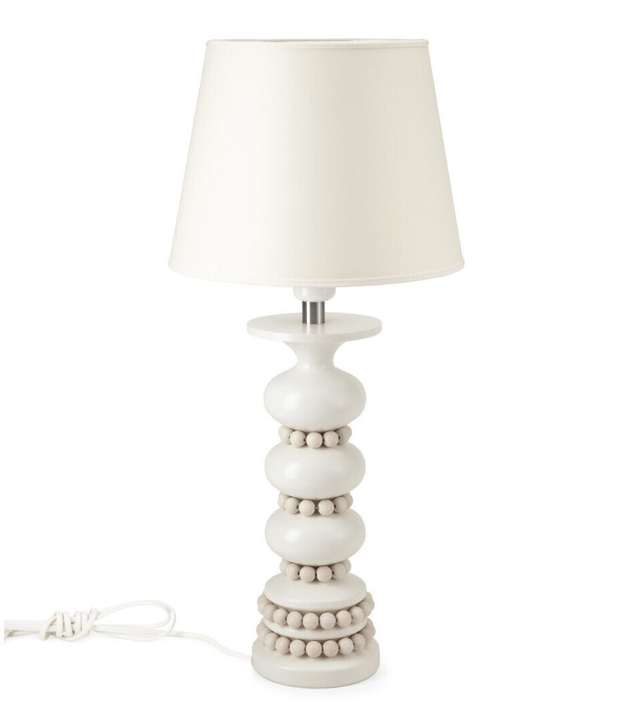 Suur Keisrinna galda lampa, baltā krāsā cena un informācija | Galda lampas | 220.lv