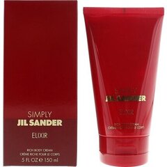 Ķermeņa krēms sievietēm Jil Sander Simply, 150 ml cena un informācija | Parfimēta sieviešu kosmētika | 220.lv