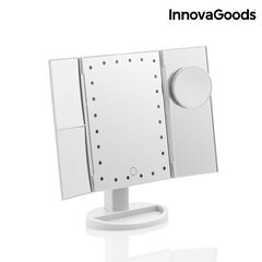 Увеличительное зеркало InnovaGoods, 4-в-1, LED цена и информация | Косметички, косметические зеркала | 220.lv