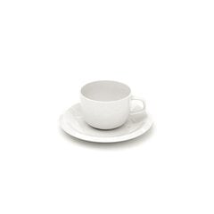 Iittala Raami kafijas tase 0,27 L un apakštase 16 cm, baltā krāsā cena un informācija | Glāzes, krūzes, karafes | 220.lv