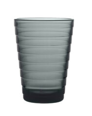 Iittala Aino Aalto glāze 33 cl, tumši pelēka, 2 gab. cena un informācija | Glāzes, krūzes, karafes | 220.lv