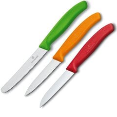 Victorinox Swiss Classic Virtuves Nažu Komplekts (3 priekšmeti) цена и информация | Ножи и аксессуары для них | 220.lv