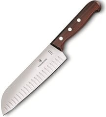 Поварской нож Santoku Victorinox, 17 см, деревянная ручка цена и информация | Ножи и аксессуары для них | 220.lv