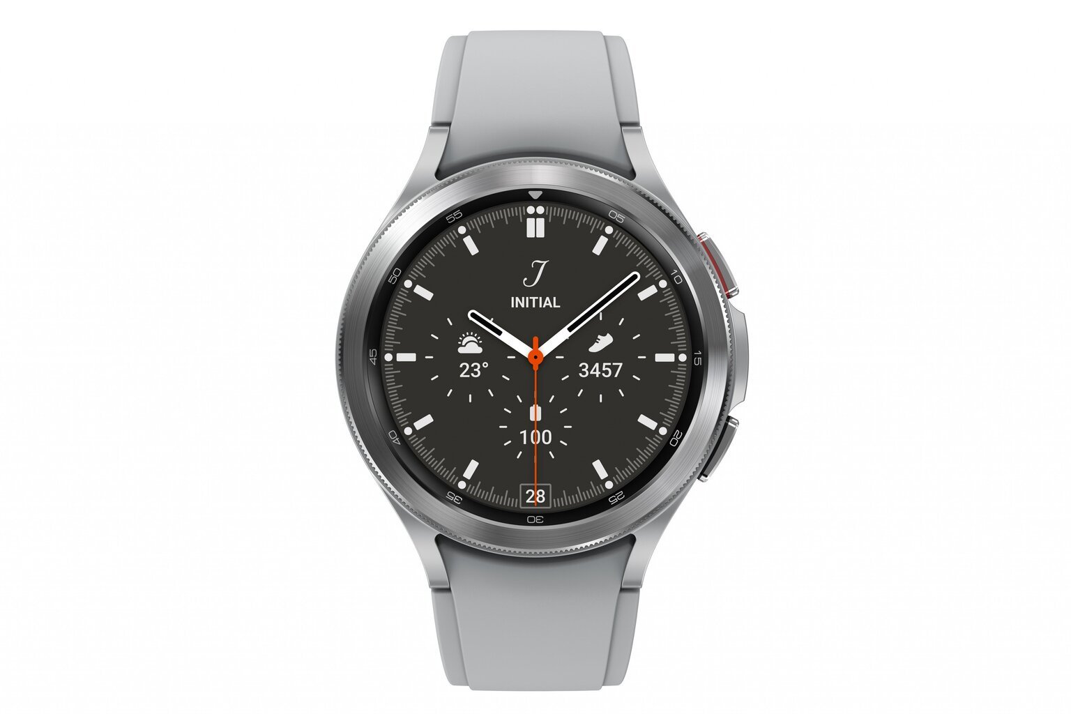 Viedpulkstenis Samsung Galaxy Watch 4 Classic (LTE,46mm), Silver  SM-R895FZSAEUD cena | 220.lv