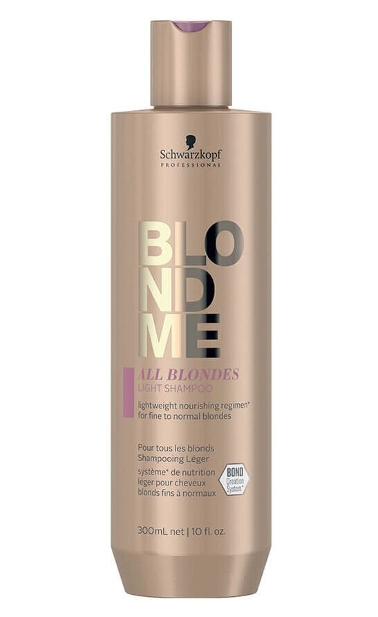 Šampūns plāniem un normāliem matiem Schwarzkopf Professional Blond Me All Blondes Light 300 ml цена и информация | Šampūni | 220.lv