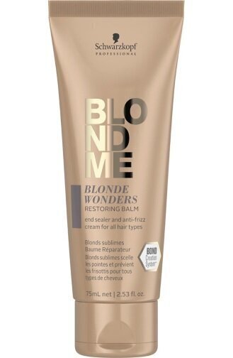 Atjaunojošs matu balzams Schwarzkopf Professional Blond Me Blonde Wonders 75 ml цена и информация | Matu kondicionieri, balzāmi | 220.lv