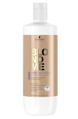 Dzeltenus toņus neitralizējošais šampūns Schwarzkopf Blond Me Cool Blondes, 1000 ml cena un informācija | Šampūni | 220.lv