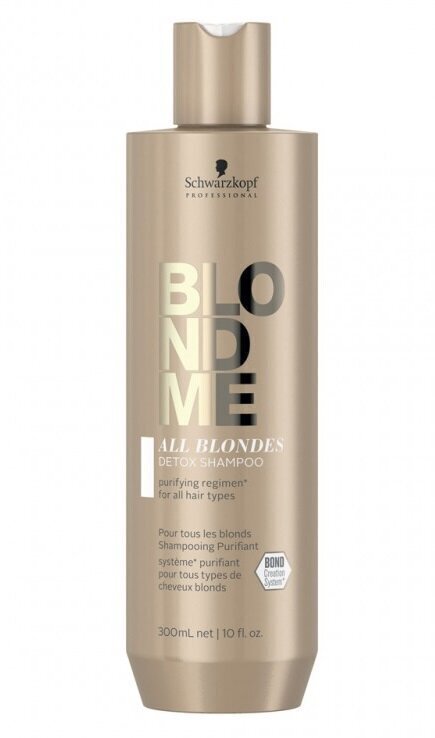 Detoksicējošs matu šampūns Schwarzkopf Professional Blond Me Detox 300 ml цена и информация | Šampūni | 220.lv