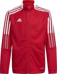 Džemperis bērniem Adidas Tiro 21, 152 cm, sarkans cena un informācija | Zēnu jakas, džemperi, žaketes, vestes | 220.lv